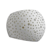 Nordic White Hollow LED Wall Lamp Modern Up and Down Lighting Gypsum Sconce for Living Room