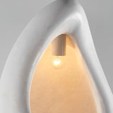 Nula Modern Resin Pendant Light Minimalist White Hanging Ceiling Lamp