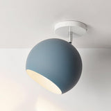 Artistic Geometric Overlapping Oval Flush Mount Metal Ceiling Light Fixture