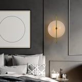 Odeon Modern Gold Wall Sconce with Half Circle Glass Shade Indoor Lighting Fixture