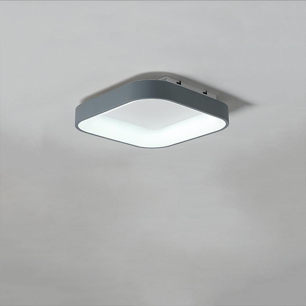 Modern Square LED Flush Mount Ceiling Light for Bedroom and Living Room Lighting