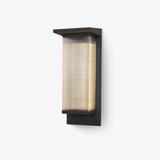 Oleron Modern Solar Powered Outdoor Wall Lamp Waterproof LED Sconce for Garden and Patio Set of 2