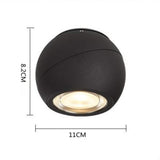 Modern LED Flush Mount Ceiling Light Minimalist Geometric Spotlight Fixture for Aisle and Kitchen
