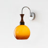 Orbique Modern Spherical Glass Globe Wall Sconce for Indoor Living Spaces
