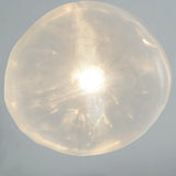 Organic Blown Glass Multi Head Pendant Light for Modern Entryway and Dining Spaces