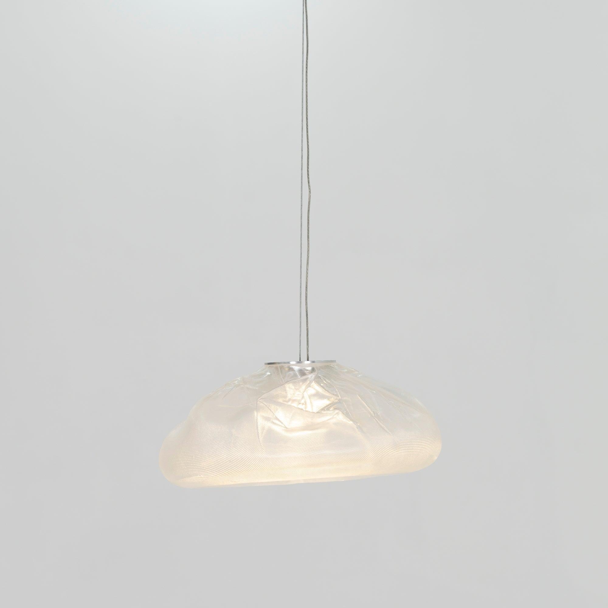 Organic Blown Glass Multi Head Pendant Light for Modern Entryway and Dining Spaces