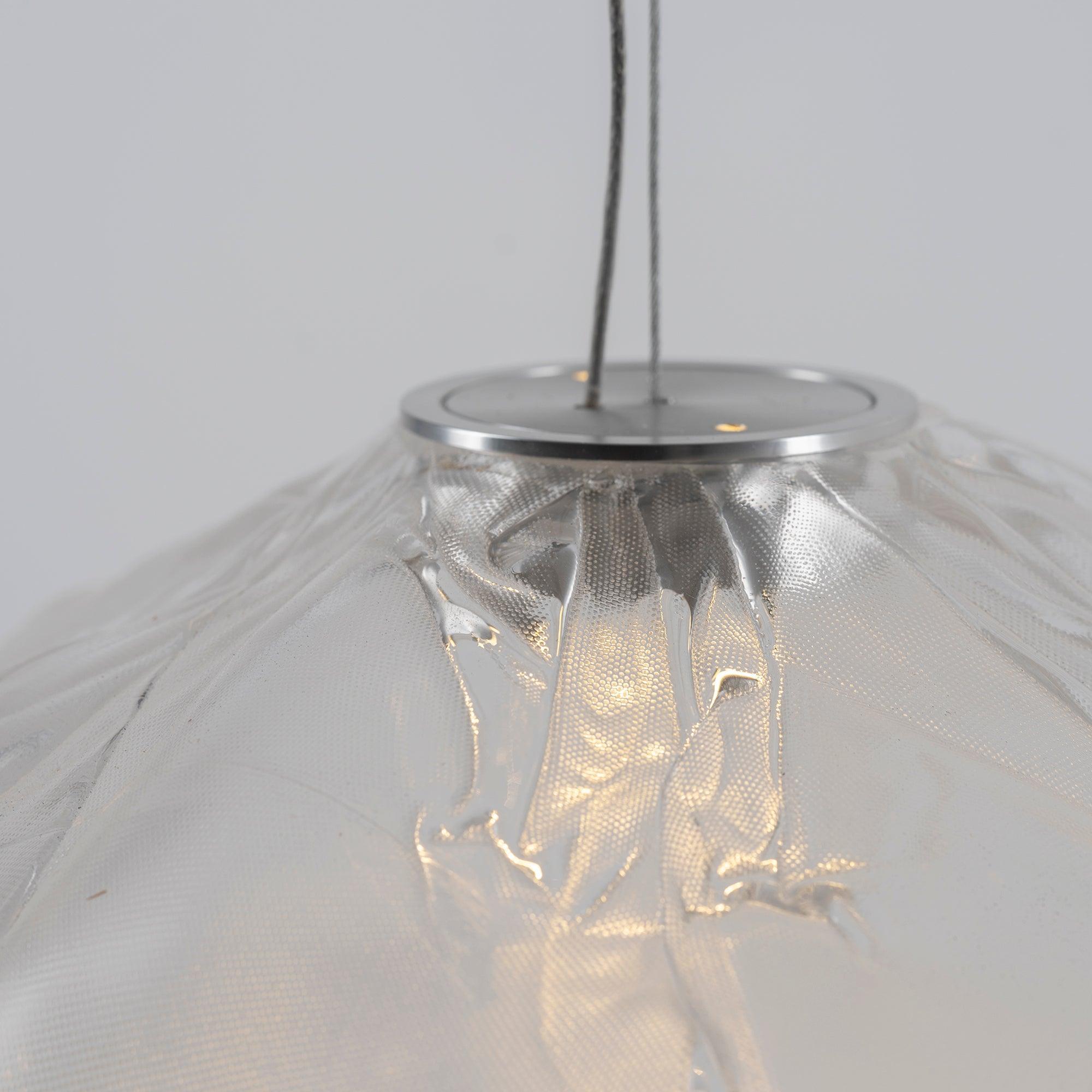 Organic Blown Glass Multi Head Pendant Light for Modern Entryway and Dining Spaces