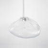Organic Blown Glass Multi Head Pendant Light for Modern Entryway and Dining Spaces