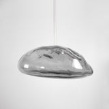 Organic Blown Glass Multi Head Pendant Light for Modern Entryway and Dining Spaces