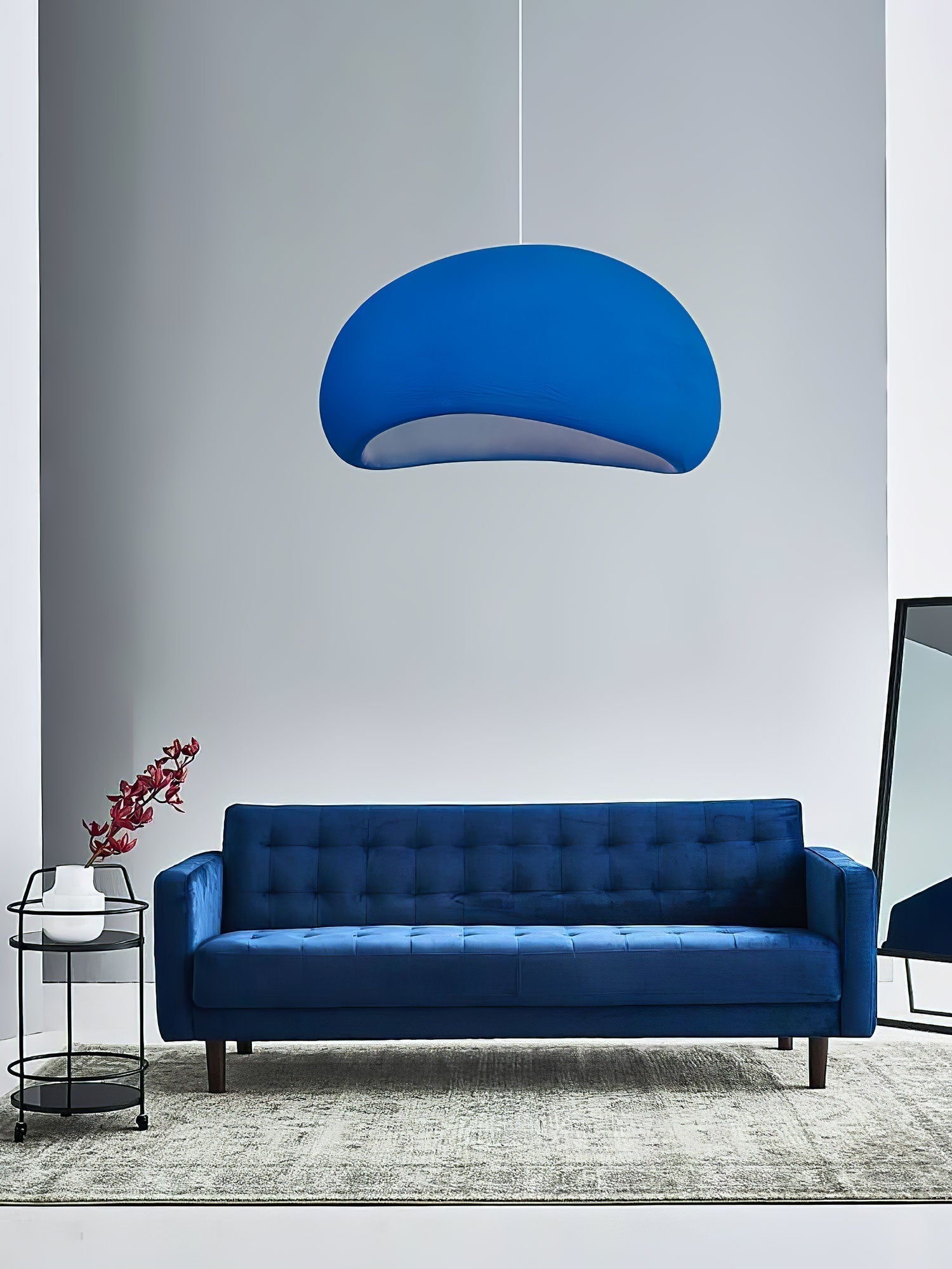 Organic Floating Cloud Swag Light Plug In Pendant Ceiling Lamp Fixture