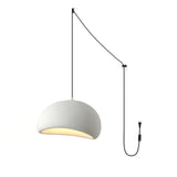 Organic Floating Cloud Swag Light Plug In Pendant Ceiling Lamp Fixture