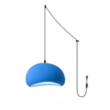 Organic Floating Cloud Swag Light Plug In Pendant Ceiling Lamp Fixture