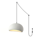 Organic Floating Cloud Swag Light Plug In Pendant Ceiling Lamp Fixture