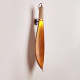 Organic Natural Cocoa Leaf Wall Sconce with Jute Rope Detail for Rustic Interior Lighting