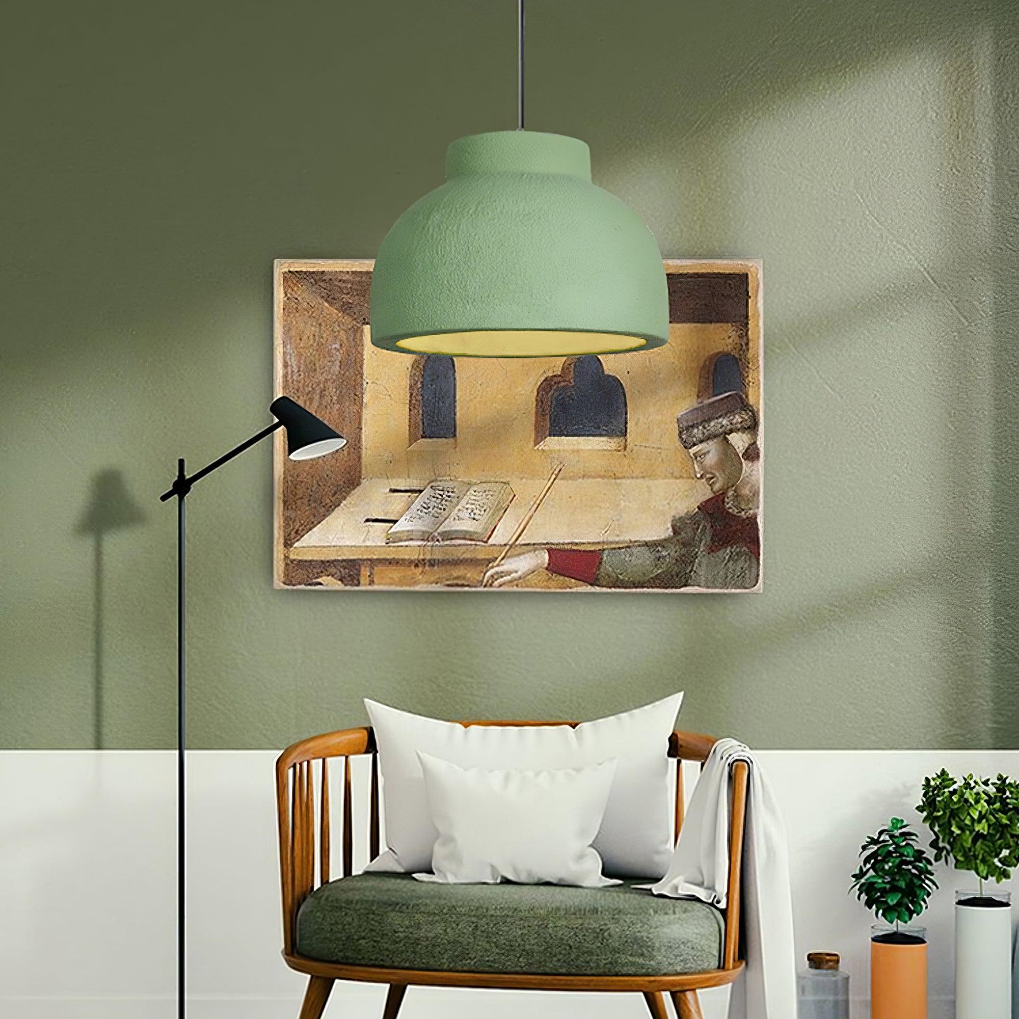 Organic Wabi Sabi Grain Drop Resin Pendant Lamp Modern Hanging Ceiling Light for Home