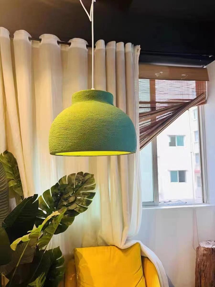 Organic Wabi Sabi Grain Drop Resin Pendant Lamp Modern Hanging Ceiling Light for Home