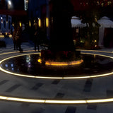 Outdoor Linear Recessed LED Inground Light DC24V IP67 Waterproof Ground Lamp for Garden and Driveway