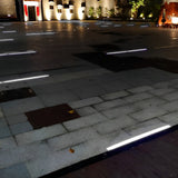 Outdoor Linear Recessed LED Inground Light DC24V IP67 Waterproof Ground Lamp for Garden and Driveway