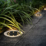 Outdoor Solar LED Waterproof Ground Lights for Landscape Pathway and Garden Lawn Illumination