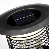 Outdoor Stainless Steel Solar Powered Bug Zapper and Waterproof Mosquito Killer LED Garden Light