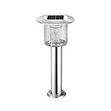 Outdoor Stainless Steel Solar Powered Bug Zapper and Waterproof Mosquito Killer LED Garden Light