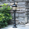 Outdoor Waterproof Aluminum Glass Lawn Lamp European Style Pathway Garden Post Light