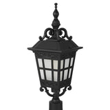 Outdoor Waterproof Aluminum Glass Lawn Lamp European Style Pathway Garden Post Light