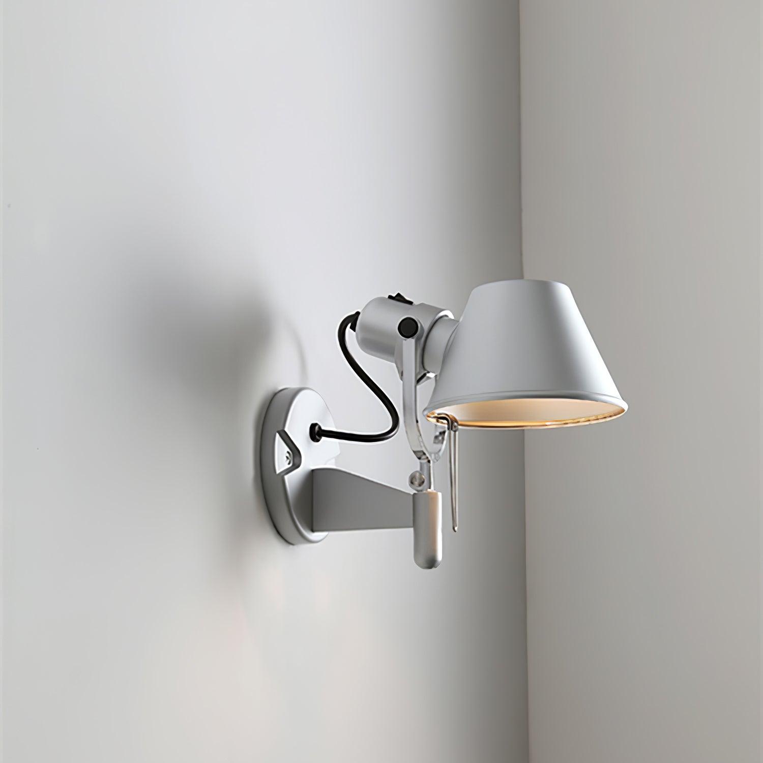 Parete Modern Adjustable Aluminum Wall Sconce Industrial Cone Shade Lighting for Office and Living Room