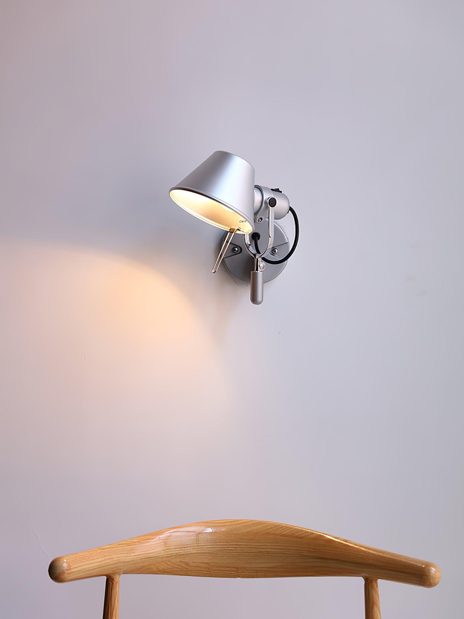 Parete Modern Adjustable Aluminum Wall Sconce Industrial Cone Shade Lighting for Office and Living Room