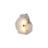 Petra Modern Alabaster Wall Sconce Gold LED Interior Light for Living Room and Bedroom
