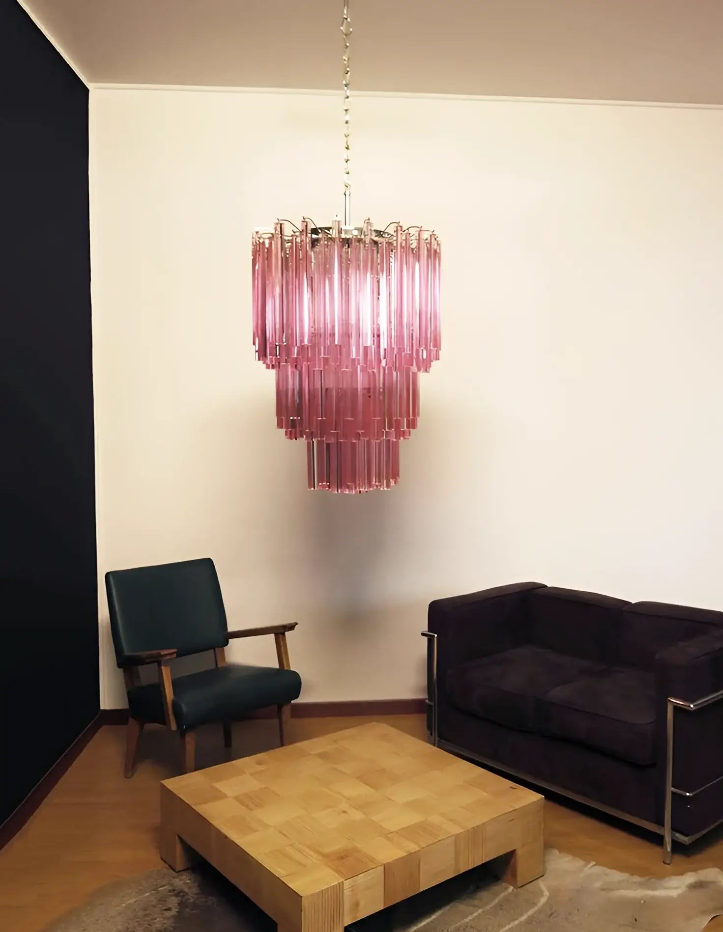 pink-murano-glass-triedri-prism-chandelier-luxury-pendant-light-fixture