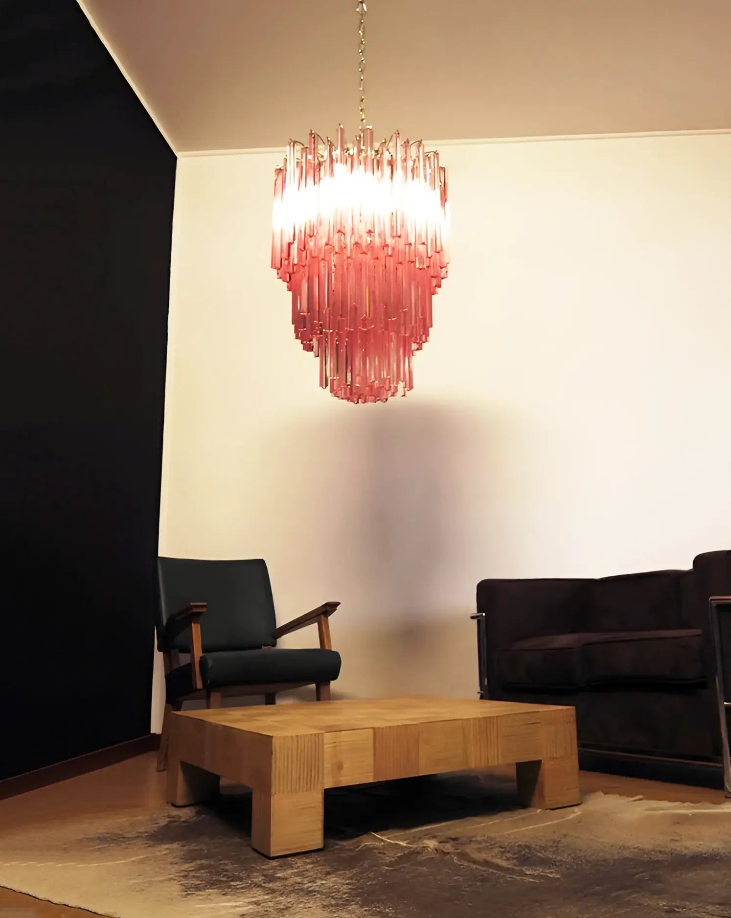 pink-murano-glass-triedri-prism-chandelier-luxury-pendant-light-fixture