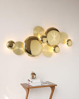 Pisco Modern Copper Gold LED Wall Sconce Luxury Interior Light for Bedside and Living Room