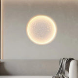 Plaster LED Embedded Moon Wall Light High CRI Anti Glare Recessed Gypsum Sconce