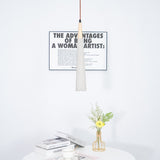 Pleated Concrete Pendant Light with Wood Accents for Modern Dining and Kitchen Decor