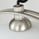 Polished Chrome Industrial Pendant Light with White Methacrylate Diffuser