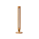 Portable Magnetic Wood LED Wall Sconce with 360 Rotation and USB Rechargeable Touch Night Light