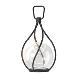 Portable Outdoor LED Lantern Waterproof Rechargeable Stainless Steel Night Light for Garden Camping