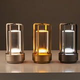 Portable Rechargeable LED Table Lamp Cordless Touch Dimming Lantern Night Light for Bedroom