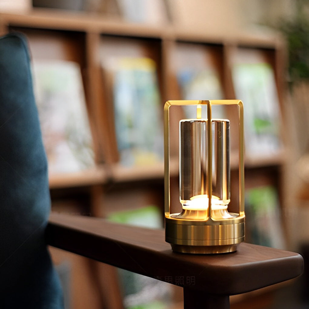 Portable Rechargeable LED Table Lamp Cordless Touch Dimming Lantern Night Light for Bedroom