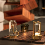 Portable Rechargeable LED Table Lamp Cordless Touch Dimming Lantern Night Light for Bedroom
