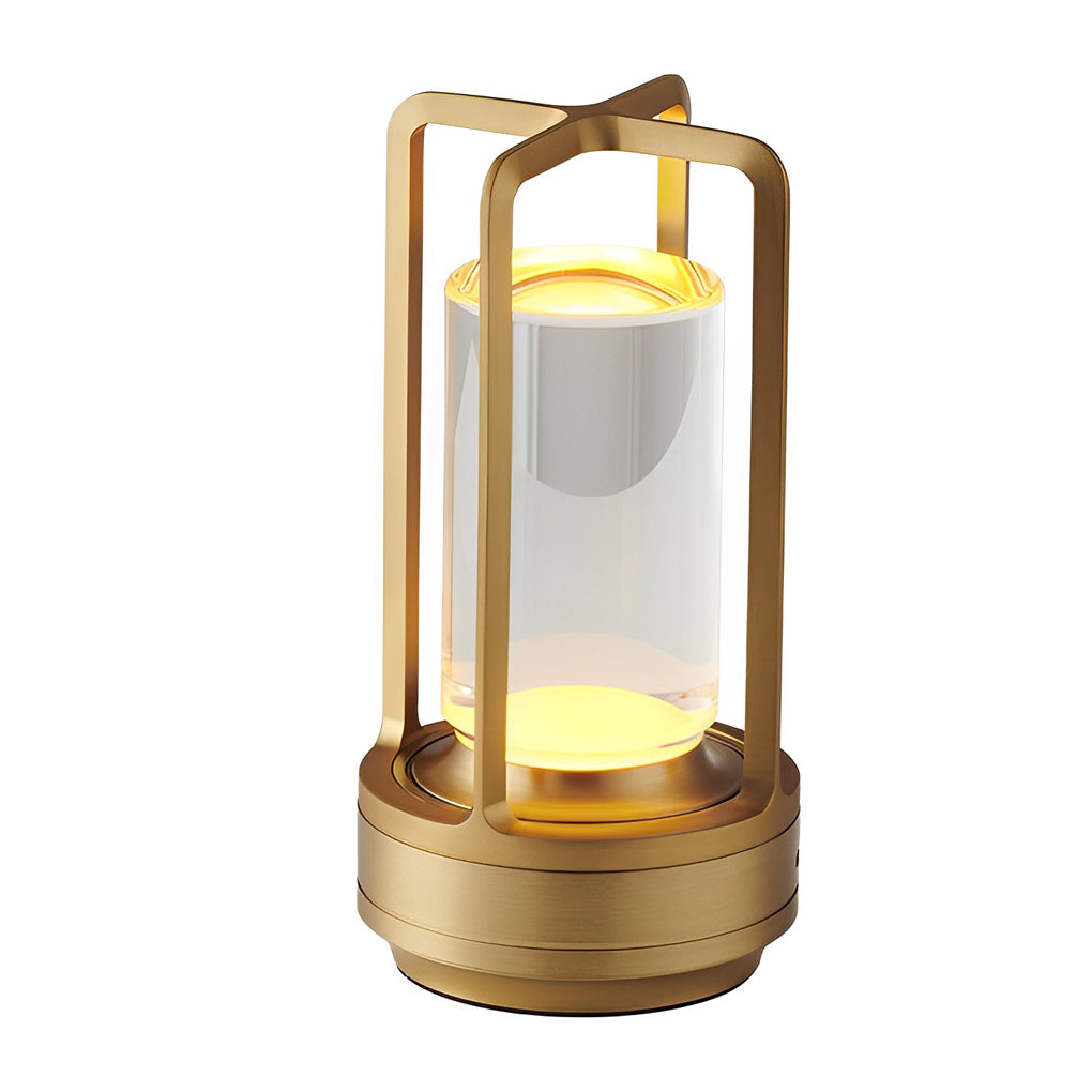 Portable Rechargeable LED Table Lamp Cordless Touch Dimming Lantern Night Light for Bedroom