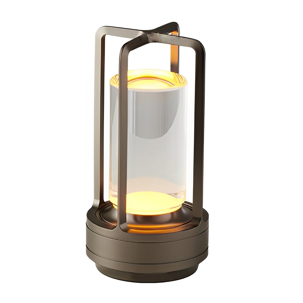 Portable Rechargeable LED Table Lamp Cordless Touch Dimming Lantern Night Light for Bedroom