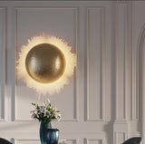 Postkrisi Style Fiberglass Wall Sconce Set of 2 Modern LED Interior Lighting Fixture