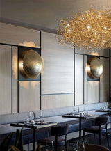 Postkrisi Style Fiberglass Wall Sconce Set of 2 Modern LED Interior Lighting Fixture