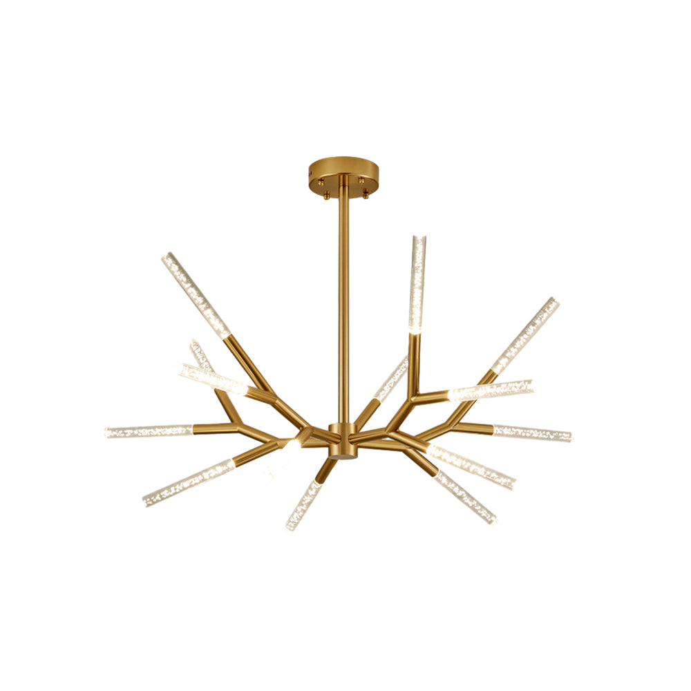 Postmodern Acrylic Branch LED Chandelier Minimalist Bubble Shade Ceiling Light for Living and Dining Rooms