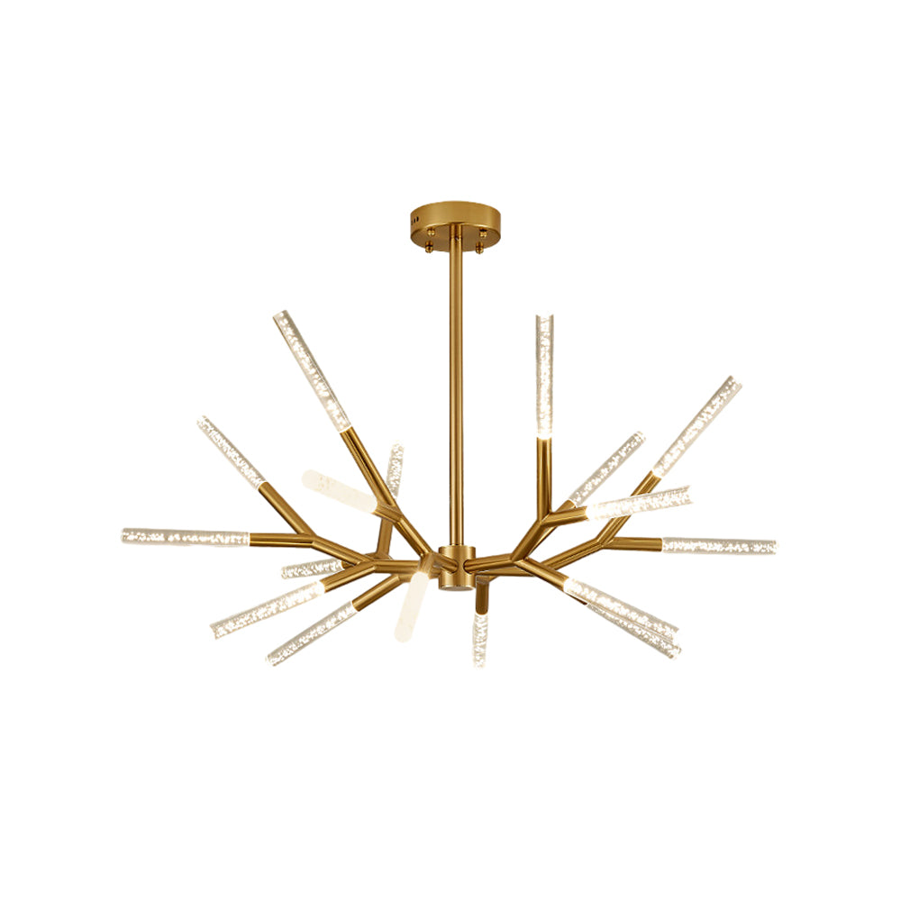 Postmodern Acrylic Branch LED Chandelier Minimalist Bubble Shade Ceiling Light for Living and Dining Rooms