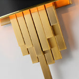 Postmodern Fabric Shade Wall Sconce Luxury Interior Iron Wall Light for Bedroom and Hallway