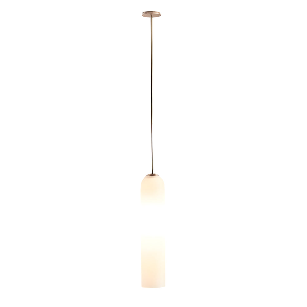Postmodern Glass Bottle Pendant Light LED Hanging Lamp for Bedroom Living Room and Bar