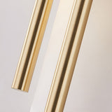 Postmodern LED Up and Down Wall Sconce Lighting for Bedroom and Living Room Gold and Black Finish
